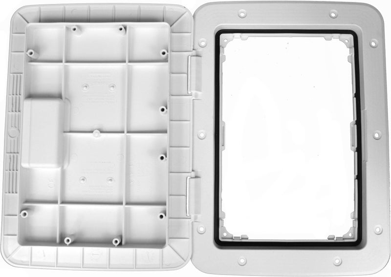 Tempress 11 x 15 Access Slam Boat Hatch Storage Lid White - Image 3